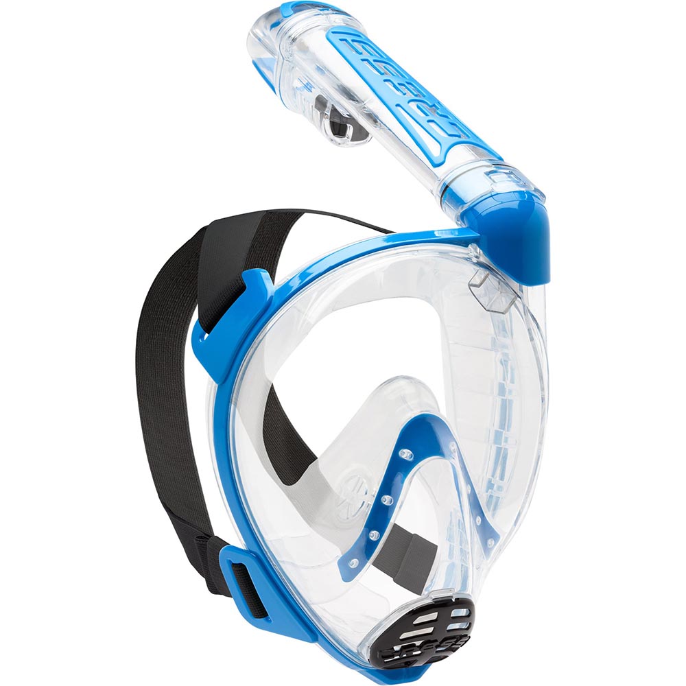 Cressi Mask Duke Full Face Snorkel Mask Black/Blue M/L