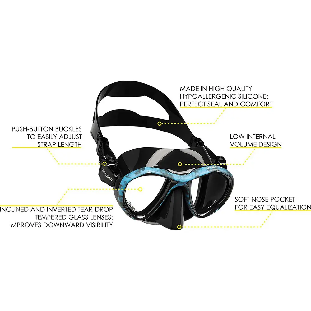 Cressi Mask and Snorkel Set - Metis Free Graphic