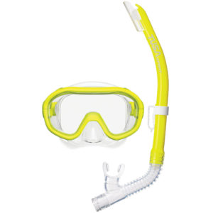 Tusa Mask and Snorkel Set Kleio Mini Elite yellow