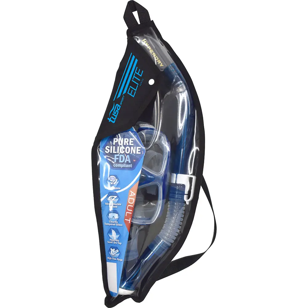 Tusa Mask and Snorkel Set Splendive Bag