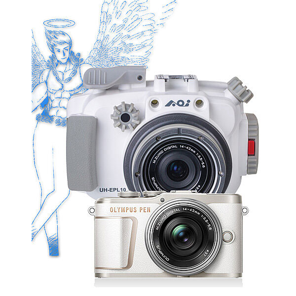 AOI UH-EP110KITWHT Olympus E-PL10 Housing Kit