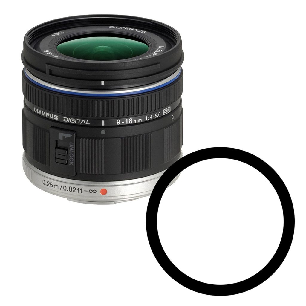 Ikelite 0923.53 Anti-Reflection Ring Olympus 9-18mm