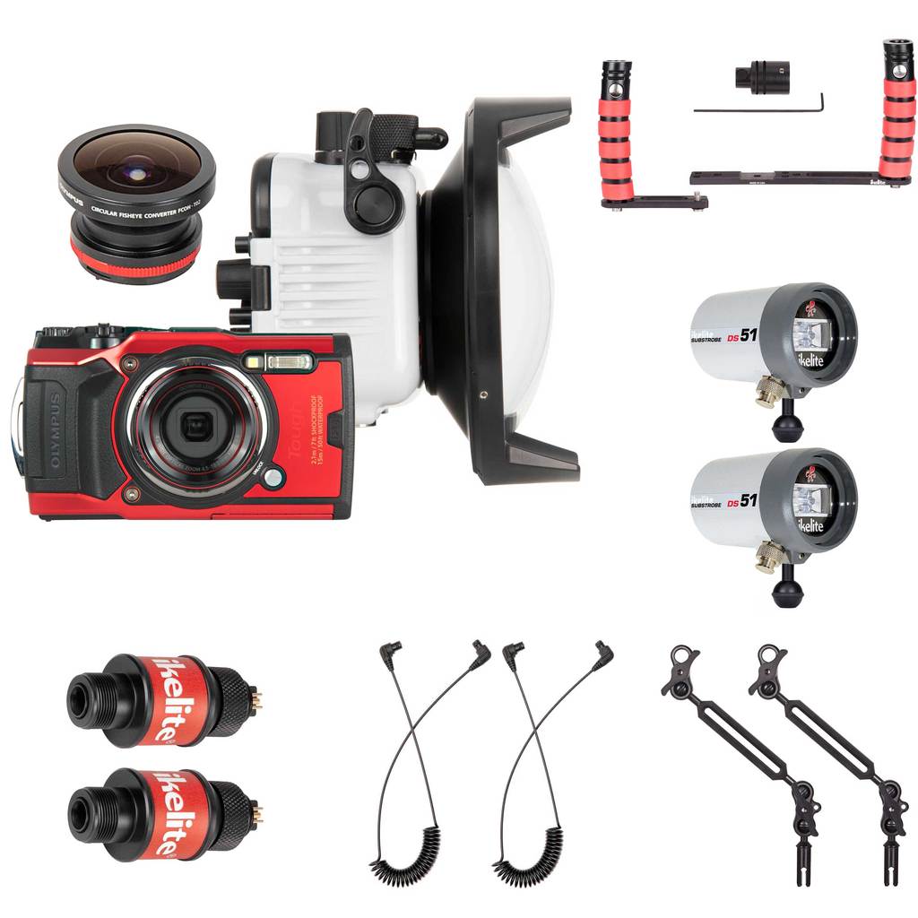 Ikelite 6233.12 Olympus Tough TG-6 Wide Angle Kit