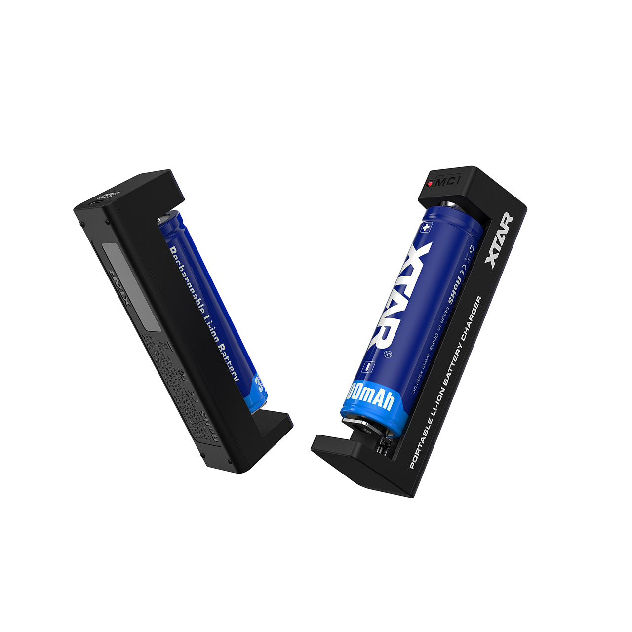 XTAR Battery Charger & 18650 Li-ion Battery