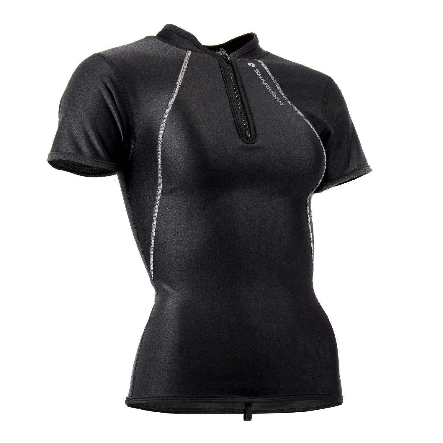 Sharkskin Chillproof Short Sleeve Chest Zip - Womens