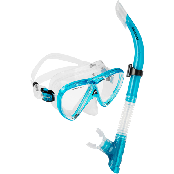 Cressi Mask and Snorkel Set - Ikarus + X-Hale