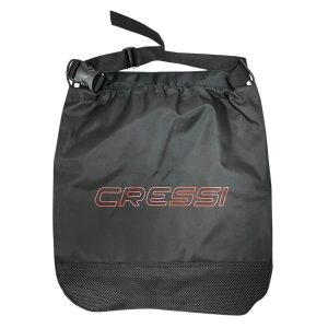 Cressi Bag Waist Ab Bag black with red Cressi logo