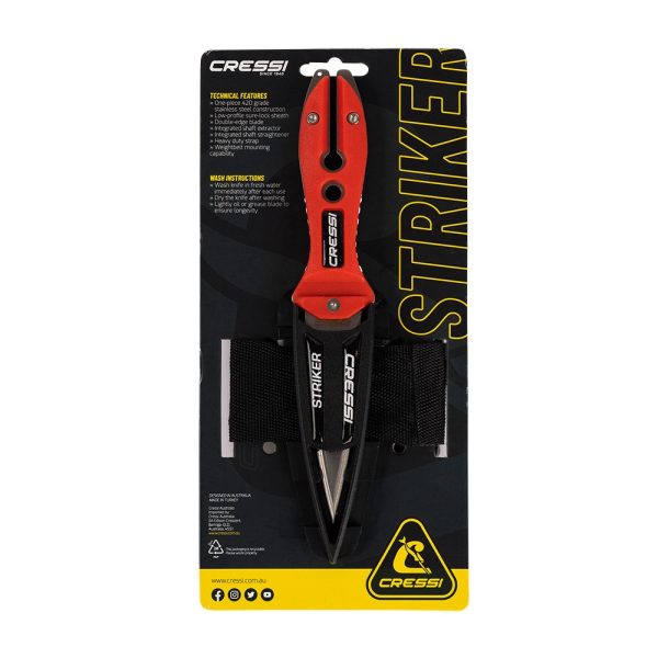 Cressi Knife Striker in packet