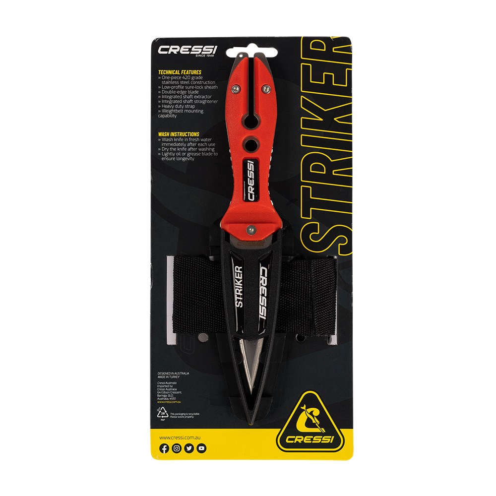 Cressi Knife Striker in packet