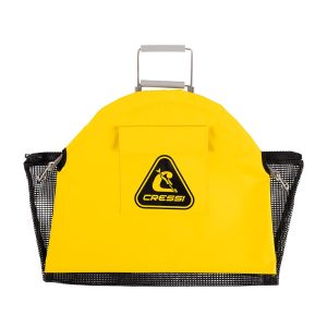 Cressi Bag Spring Loaded Catch Bag - Large (Yellow)