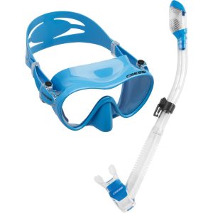 Cressi Mask and Snorkel Set - F1 + Dry MS