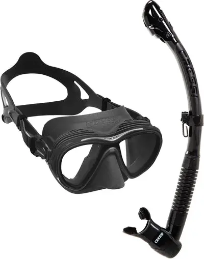 Cressi Mask and Snorkel Set Quantum + Itaca Ultra Dry