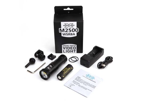 X-Adventurer M2500-WSRBA Smart Focus / Video Light
